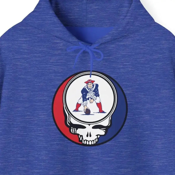 Pat The Patriot Stealie New England Patriots Grateful Dead Hoodie