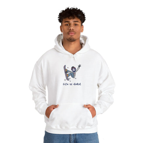 Snowboarding Jerry Grateful Dead Unisex Hoodie - StealieShop