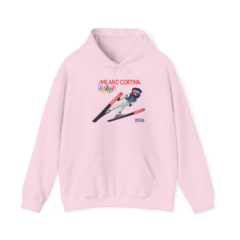 'Ski Jumpin' Jerry' 2026 Milano Cortina Olympics Unisex Heavy Blend Hoodie