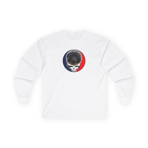 Custom Dog Stealie Grateful Dead Long Sleeve Tee (90)