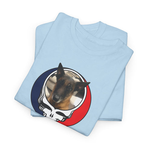 Custom Dog Stealie Unisex Grateful Dead T-Shirt (60)