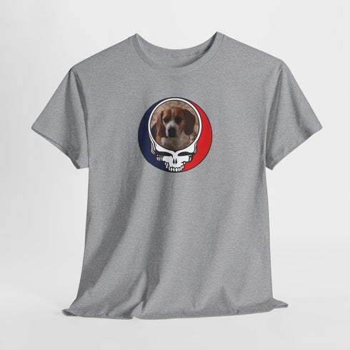 Custom Dog Stealie Unisex Grateful Dead T-Shirt (126)