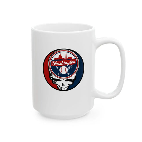 Grateful Dead - Washington Nationals Stealie Ceramic Coffee Mug - StealieShop