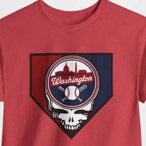 Grateful Dead - Home Run Collection: Washington Edition Grateful Dead Steal Your Face T-Shirt - MLB - StealieShop