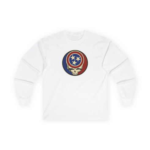 Grateful Dead - Tennessee State Flag Stealie Unisex Ultra Cotton Long Sleeve Tee - StealieShop