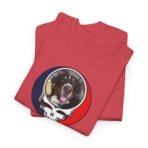 Custom Dog Stealie Unisex Grateful Dead T-Shirt (136)