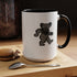 Grateful Dead - Grey Dancing Bear Coffee Mug - StealieShop
