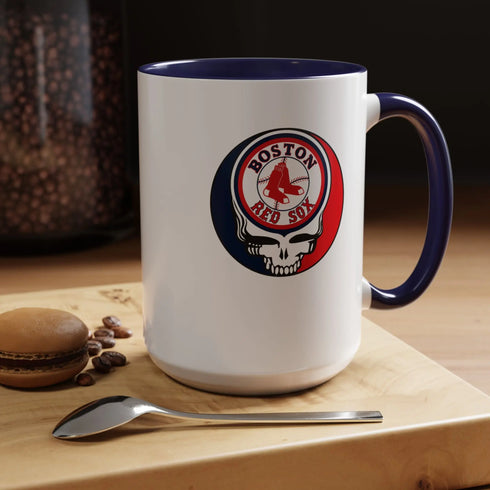 Boston Red Sox Grateful Dead Coffee Mug Printify