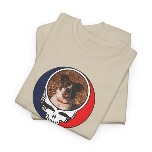 Custom Dog Stealie Unisex Grateful Dead T-Shirt (93)