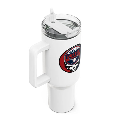 Grateful Dead - Boston Red Sox "Fat Man" Tumbler, Double Insulated 40oz Travel Mug - StealieShop