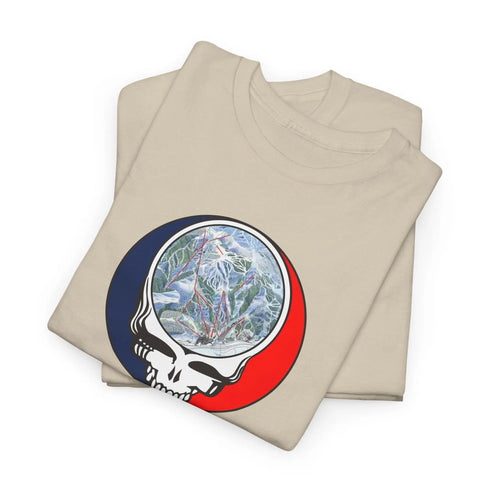 Deer Valley Trail Map Stealie Grateful Dead T-Shirt