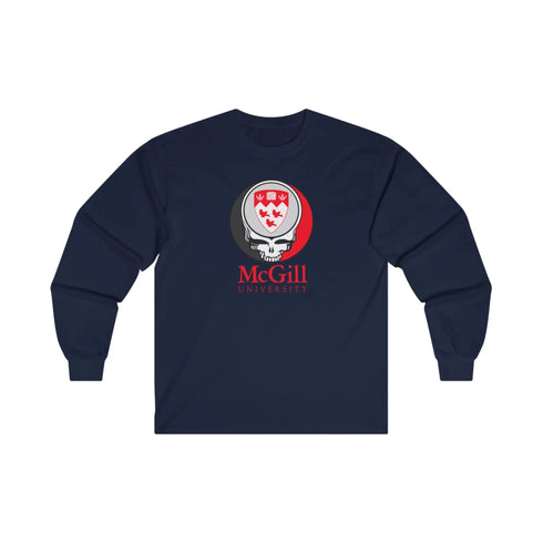 McGill University Grateful Dead Long Sleeve Tee StealieShop