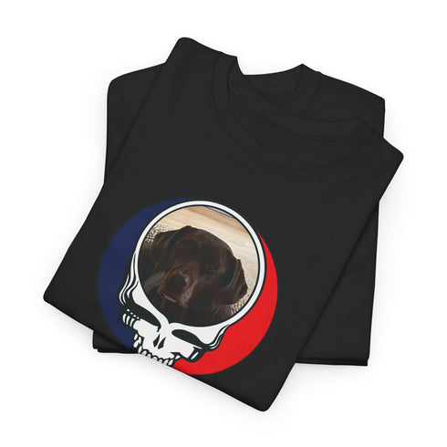 Custom Dog Stealie Unisex Grateful Dead T-Shirt (74)