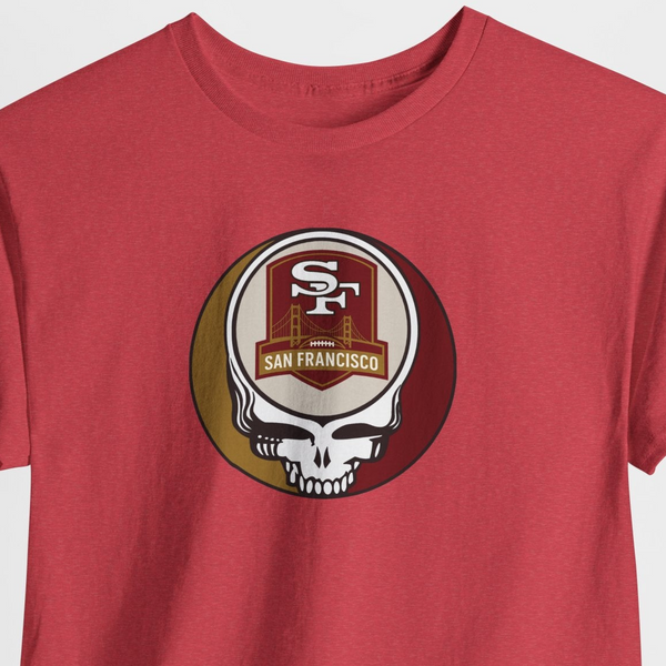 San Francisco Football Stealie T-Shirt - Gridiron Collection