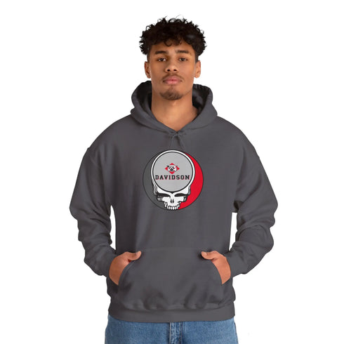 Davidson College Grateful Dead Steal Your Face Unisex Hoodie - StealieShop