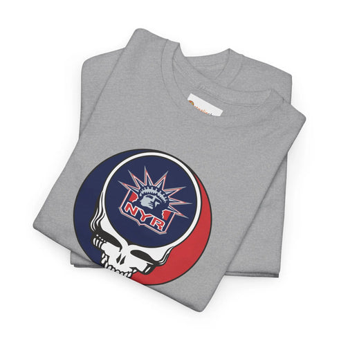 Grateful Dead - New York Rangers Grateful Dead Steal Your Face T-Shirt - NHL - StealieShop