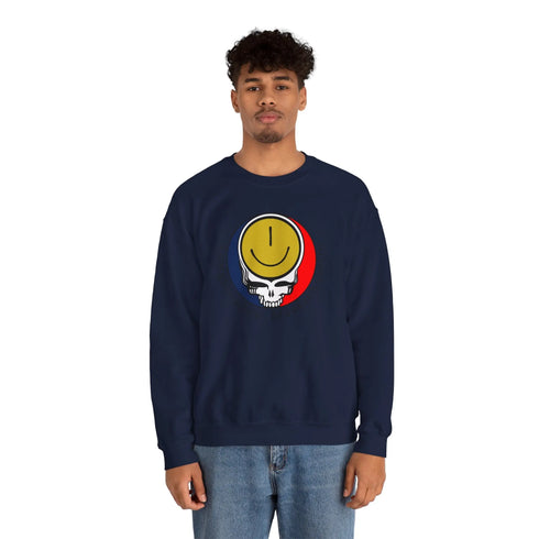 Longmeadow, MA Grateful Dead Stealie Crewneck Sweatshirt StealieShop