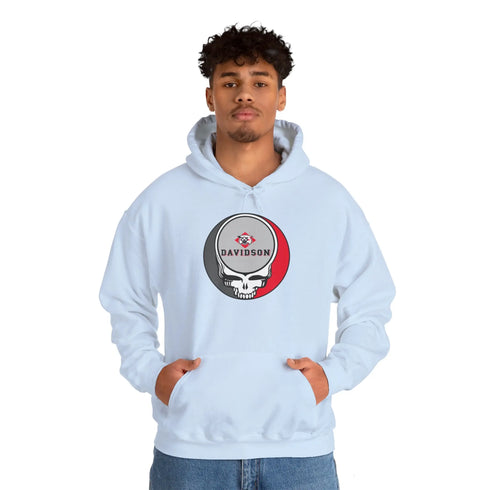 Davidson College Grateful Dead Steal Your Face Unisex Hoodie - StealieShop