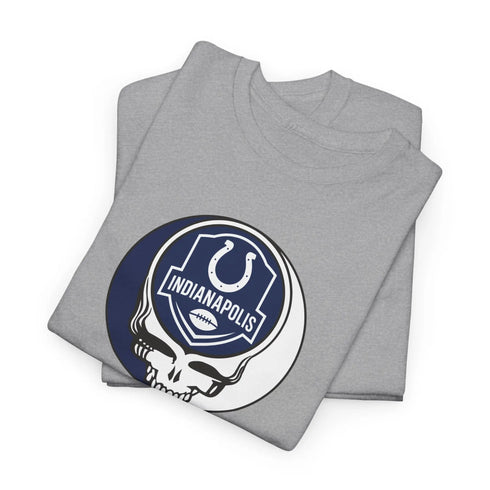 Grateful Dead - Indianapolis Colts Stealie Grateful Dead Steal Your Face T-Shirt - NFL - StealieShop