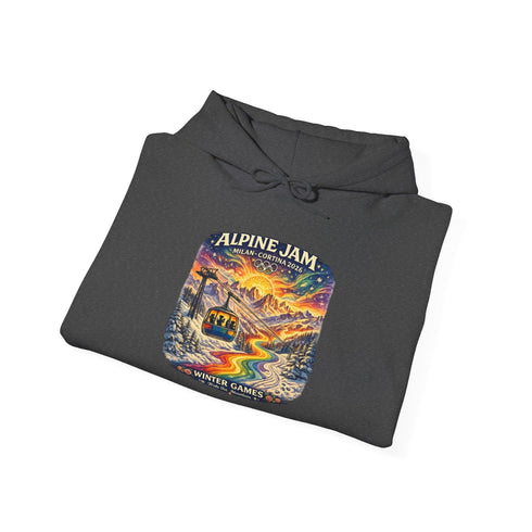 "Alpine Jam" 2026 Milan Cortina Olympics Unisex Heavy Blend Grateful Dead Hoodie