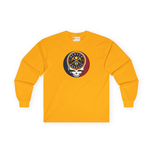 Denver Nuggets Grateful Dead Long Sleeve Tee - NBA StealieShop