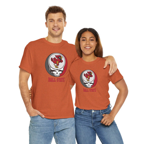 Ball State University Charlie Grateful Dead T-Shirt StealieShop