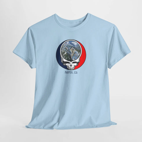 Aspen Trail Map Stealie Grateful Dead T-Shirt