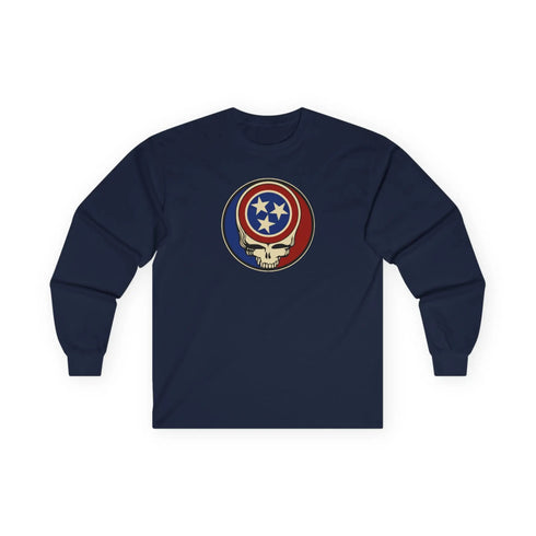 Grateful Dead - Tennessee State Flag Stealie Unisex Ultra Cotton Long Sleeve Tee - StealieShop