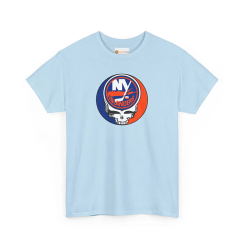 Grateful Dead - New York Islanders Grateful Dead Steal Your Face T-Shirt - NHL - StealieShop