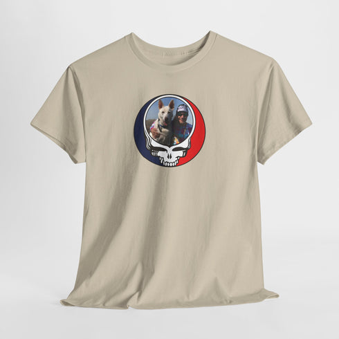 Custom Dog Stealie Grateful Dead T-Shirt