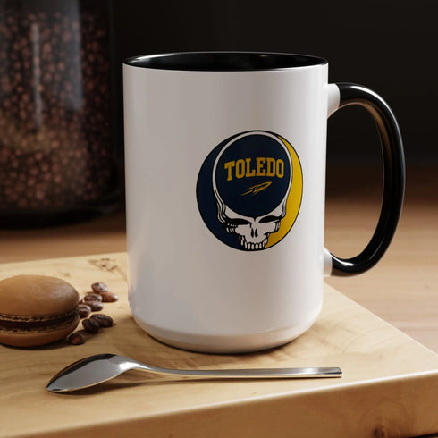 University of Toledo Grateful Dead Stealie Coffee Mug Printify