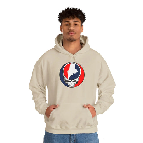 Maine Grateful Dead Unisex Heavy Blend Hoodie StealieShop