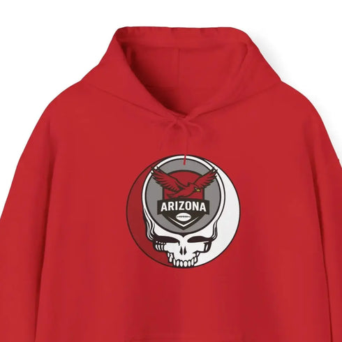 Grateful Dead - The Gridiron Collection: Arizona Edition Stealie Grateful Dead Hooded Sweatshirt - NFL - StealieShop