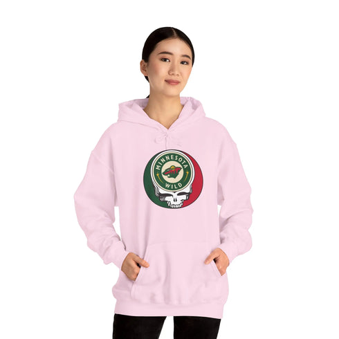Minnesota Wild Grateful Dead Unisex Heavy Blend Hoodie - StealieShop
