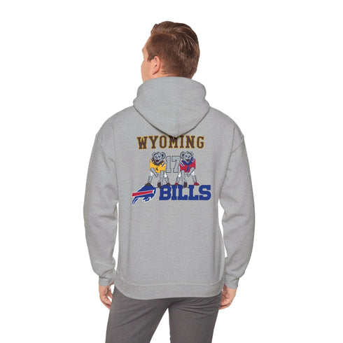 Buffalo Bills x Wyoming Cowboys Dancing Bear Unisex Hoodie StealieShop
