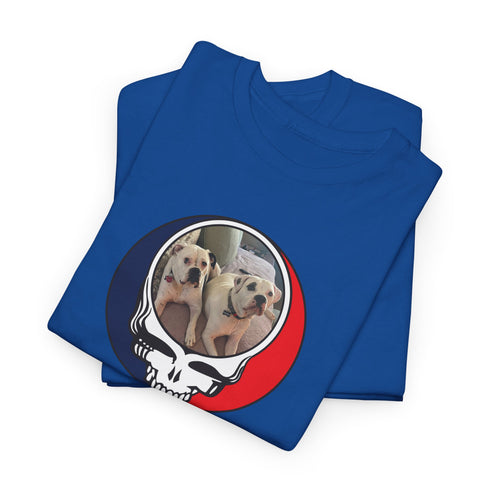 Custom Dog Stealie Unisex Grateful Dead T-Shirt (97)