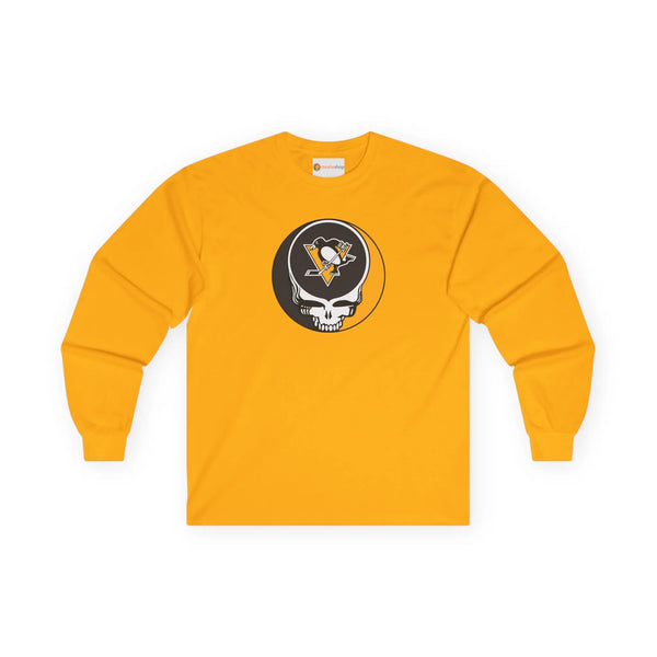 Pittsburgh Penguins Grateful Dead Long Sleeve Tee StealieShop
