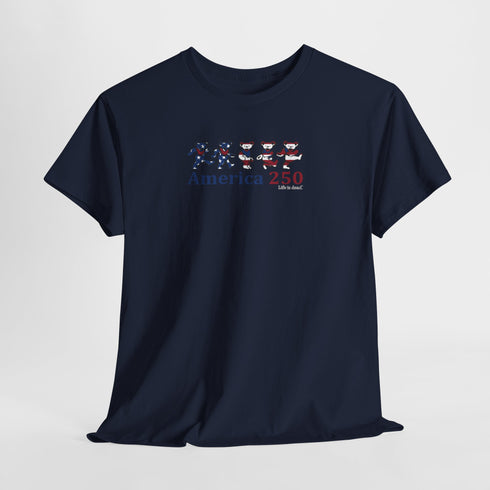 America 250 Dancing Bears Unisex Grateful Dead T-Shirt