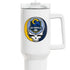 Grateful Dead - The Gridiron Collection: Los Angeles Edition Stealie "Fat Man" Tumbler, Double Insulated 40oz Travel Mug - StealieShop
