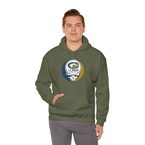 UC Davis Grateful Dead Unisex Heavy Blend Hoodie StealieShop