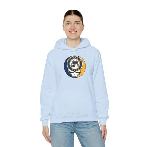 St Louis Blues Grateful Dead Unisex Heavy Blend Hoodie StealieShop