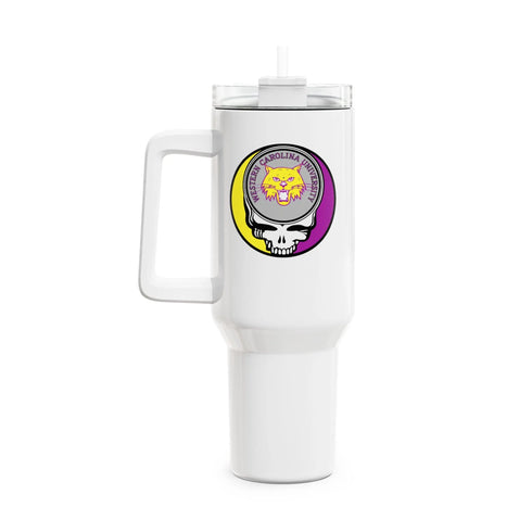 Grateful Dead - Western Carolina University Stealie "Fat Man" Tumbler, Double Insulated 40oz Travel Mug - StealieShop