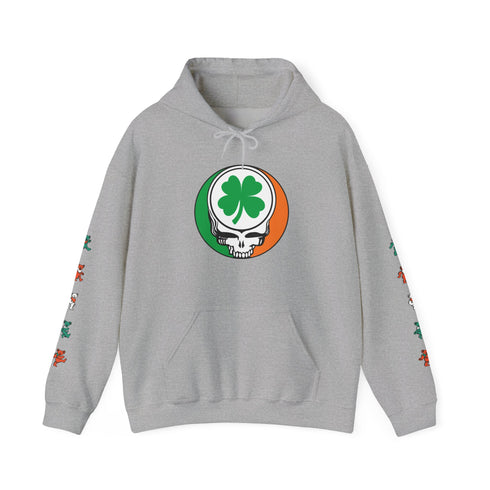 Irish Stealie with Dancing Bears Sleeves Premium Unisex Hoodie