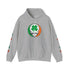Irish Stealie with Dancing Bears Sleeves Premium Unisex Hoodie