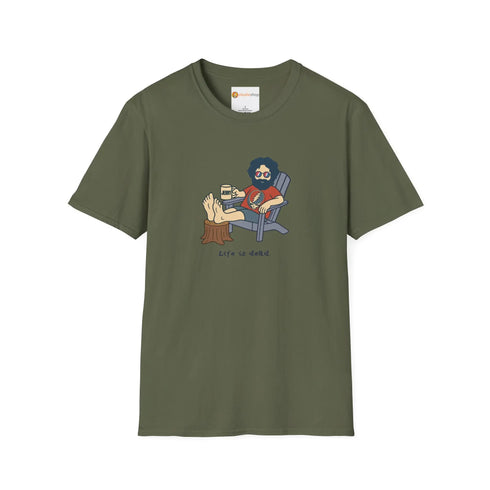 Grateful Dead - Grateful Dead - Life is dead. Adirondack Jerry T-Shirt - StealieShop