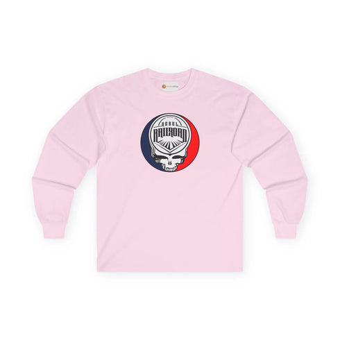 Rebel Railroad Grateful Dead Long Sleeve Tee StealieShop