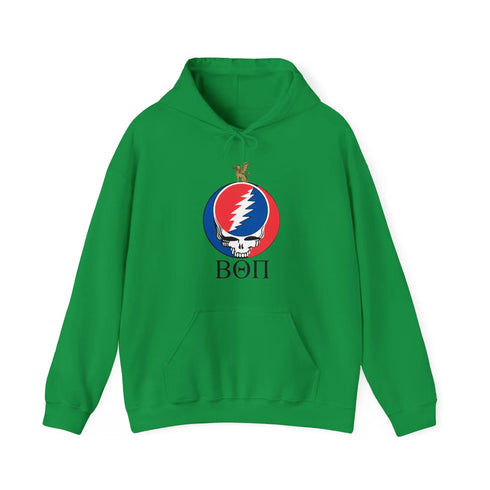 Beta Theta Pi Grateful Dead Hoodie - Hooded Sweatshirt - StealieShop