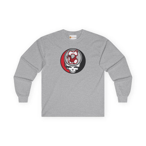 Grateful Dead - Cortland State Stealie Grateful Dead Long Sleeve Tee - StealieShop