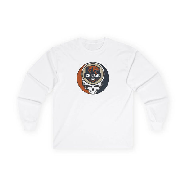 Grateful Dead - Chicago Bears Grateful Dead Long Sleeve Tee - NFL - StealieShop