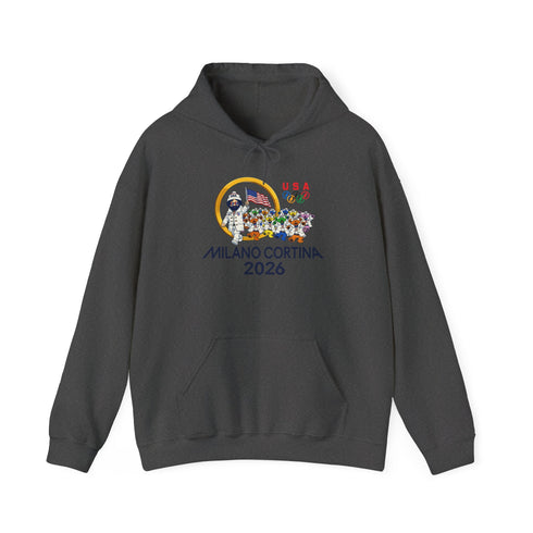 Opening Ceremony" Jerry and The Bears 2026 Milano Cortina Olympics Unisex Heavy Blend Grateful Dead Hoodie
